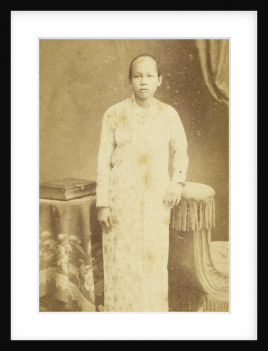 Studio Portrait of Sacra, the Indian servant of the family Kessler by Woodbury & Page