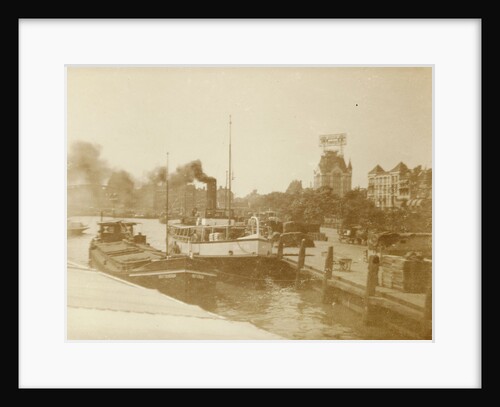 Vessels on quay by Anonymous