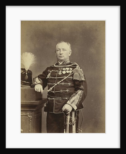 Studio Portrait of M. de Lange on Java Indonesia in his military uniform by Anonymous