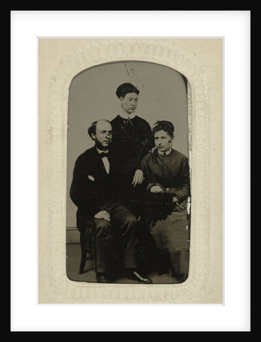 Portrait of a man and two women by Jordan Bro's Ferro Type Rooms