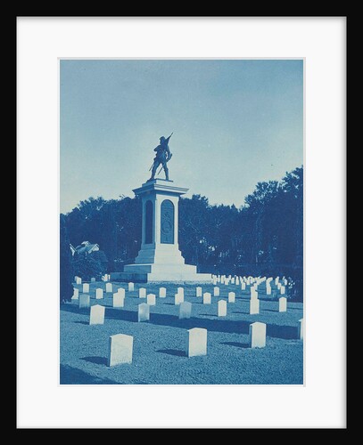 Cemetery and Memorial, presumably from the American Civil War by Anonymous