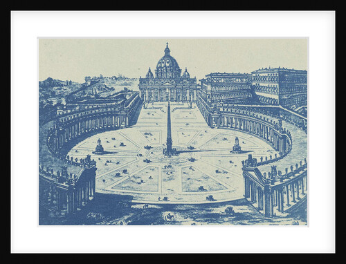 St. Peter and Peter's Square, Vatican, Rome, Italy by Anonymous