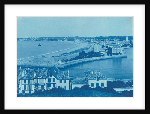 View of Saint-Jean-de-Luz, France, as seen from Sainte-Barbe ?, With the left bay of the Atlantic by Anonymous