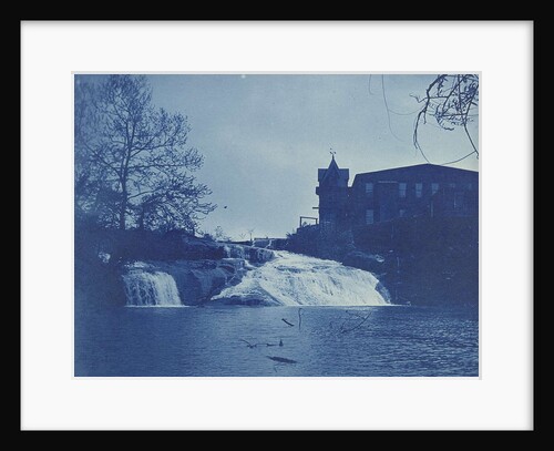 Waterfall in a river by Anonymous