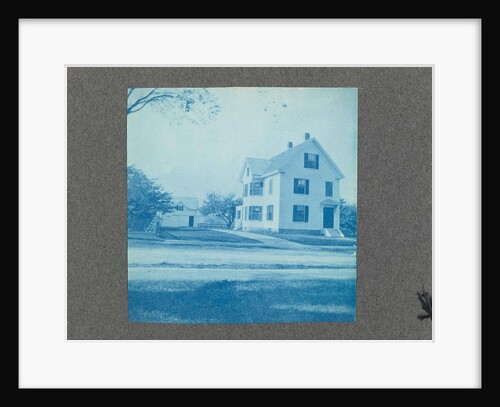 Wooden house with lawn, United States, USA by Anonymous