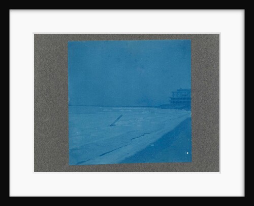 Beach with tide line, USA by Anonymous