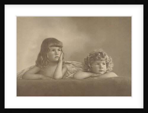 Portrait of Agnes Renee and Irene Heloïse Pauw van Wieldrecht by Henry Pauw van Wieldrecht