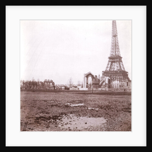 Breaking and building next to the Eiffel Tower, Paris, France by Anonymous
