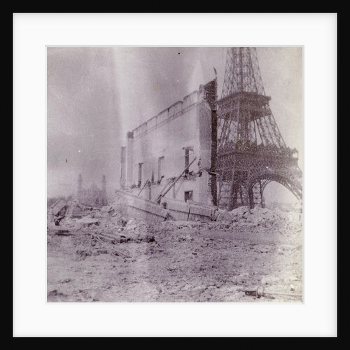 Breaking and building next to the Eiffel Tower, Paris, France by unknown