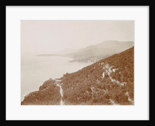 View Grimaldi (Italy) and Menton (France) by Henry Pauw van Wieldrecht