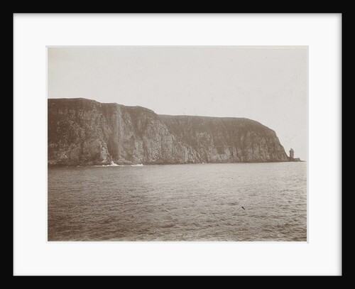 Anticipation cliff into the sea (fiord in Norway?) by Henry Pauw van Wieldrecht