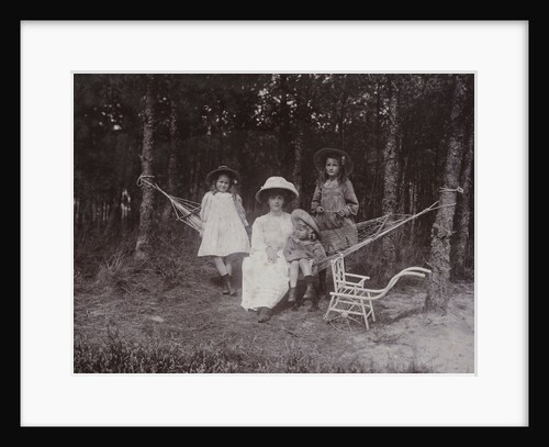 Three children of the photographer, Renée, Irène and Sacha by Henry Pauw van Wieldrecht