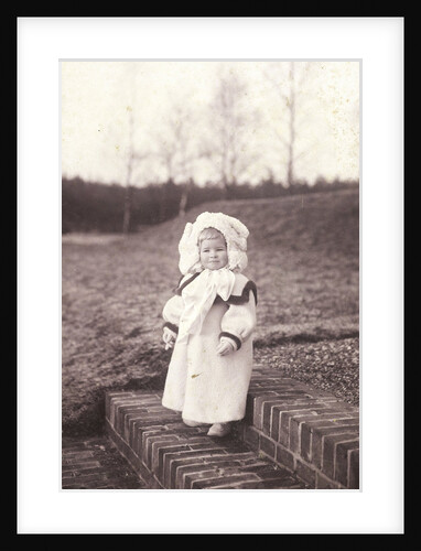 Portrait of Irene Pauw van Wieldrecht, a daughter of the photographer by Henry Pauw van Wieldrecht