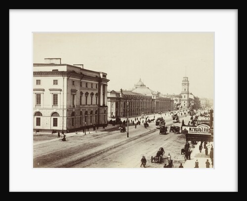 Nevsky Prospekt, the main street in St. Petersburg, Russia by Anonymous