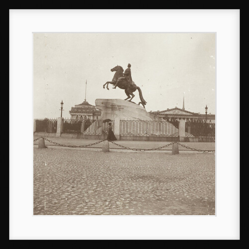 The statue of Peter the Great on horseback in St. Petersburg, Russia by Henry Pauw van Wieldrecht