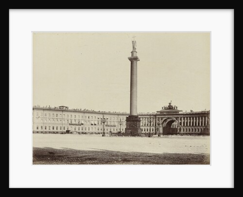 Building of the General Staff and the Alexander Column built at the Hermitage, St. Petersburg Russia by Anonymous