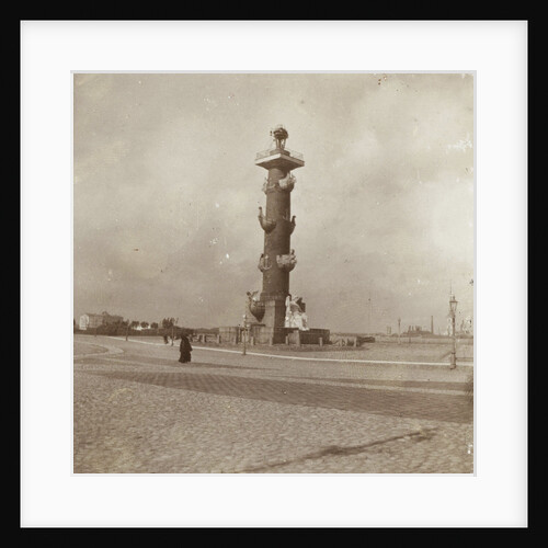 Column at the end of a bridge across the Neva in St. Petersburg, Russia by Henry Pauw van Wieldrecht