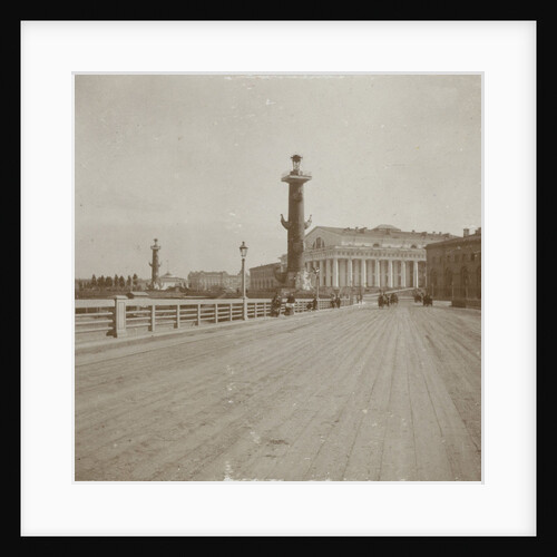 Bridge across the Neva in St. Petersburg, Russia by Henry Peacock Wieldrecht