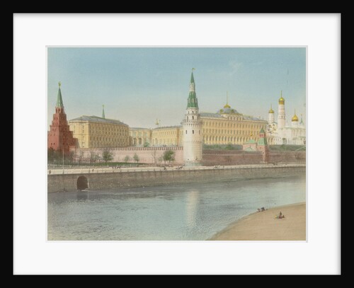 View of the Kremlin and Moskva river, Russia by Henry Pauw van Wieldrecht