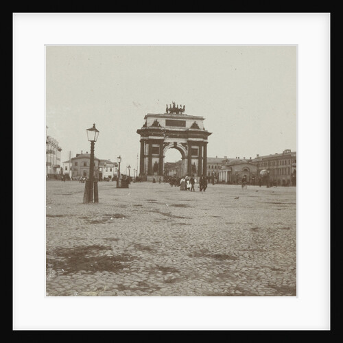 Triumphal Gate of Alexander I in Moscow, Russia by Henry Peacock Wieldrecht