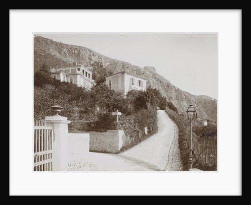 Narrow road with villas Louise and Isola Bella, Lago Maggiore Italy by Henry Pauw van Wieldrecht