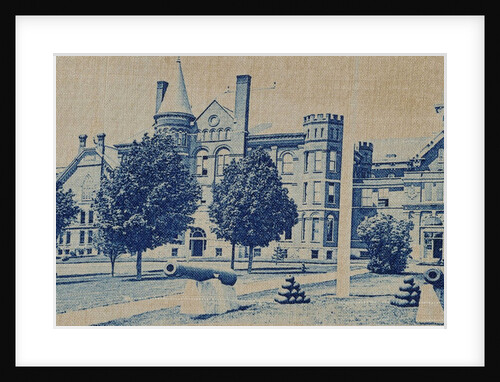 South Hall, Administration Building and North Hall, Iowa State Normal School, United States by Anonymous