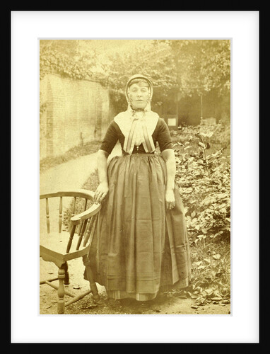 Woman in costume by Anonymous