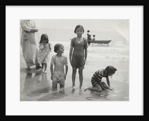 Children at Sea North Sea, the Netherlands or Germany by Anonymous