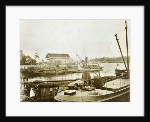Moored steamships, Netherlands by Anonymous