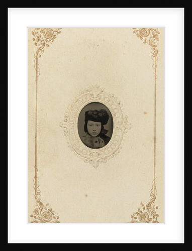 Portrait of a young girl by A.E. Alden