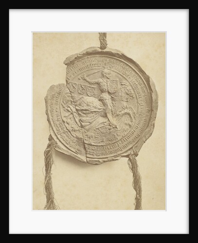 Seal of an unknown historical document, possibly referring to Charles the Bold by Maurits Verveer