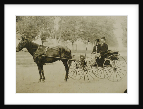 William and Henry Titus in Prospect Park, Brooklyn NY USA by American Photograph Company