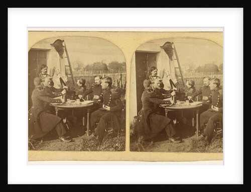 Camp de Chalons 1857, Alexis Gaudin by Anonymous