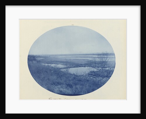 View of the Mississippi from the base of a dam by Peter Henry Bosse