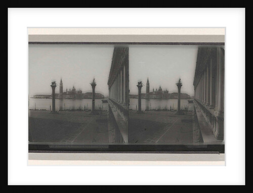 Columns of the Piazzetta and St. George Island, Venice by Ferrier Père-Fils et Soulier & Lévy Sr.