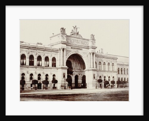 Palais de l'Industrie at the time of the 1855 Exposition Universelle in Paris France by Édouard Denis Baldus