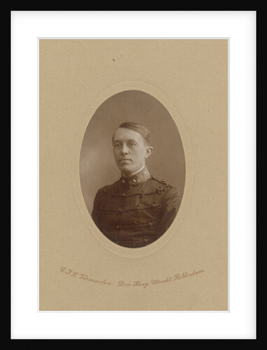 Portrait of Dr. Th. Erp, lieutenant and restorer of Borobudur by C.J.L. Vermeulen