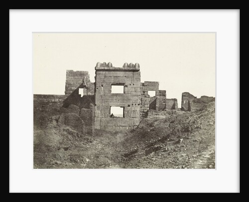 Temple of Medinet Habu, Egypt, Egypt, Maxime Du Camp, Louis-Désiré Blanquart-Evrard by Gide et J. Baudry
