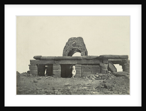 Temple of Amada, with cupola of a Coptic church, Egypt by Anonymous