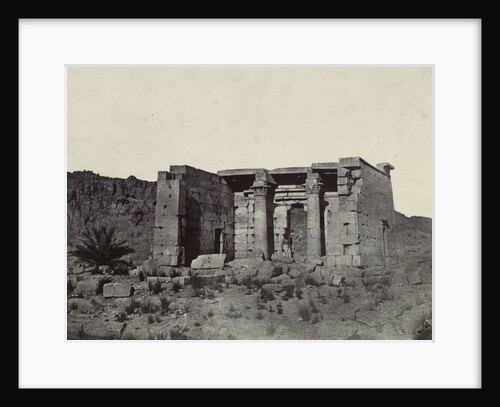 View of the Temple of Taffeh, Egypt, Egypt, Maxime Du Camp, Louis-Désiré Blanquart-Evrard by Gide et J. Baudry