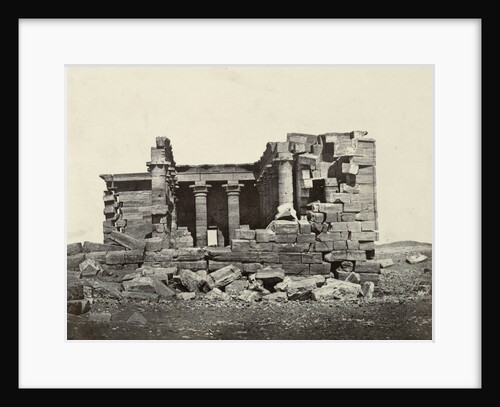 Temple Maharakka, Maxime Du Camp, Louis-Désiré Blanquart-Evrard by Gide et J. Baudry