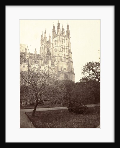 Exterior view of Canterbury Cathedral by G. Austin
