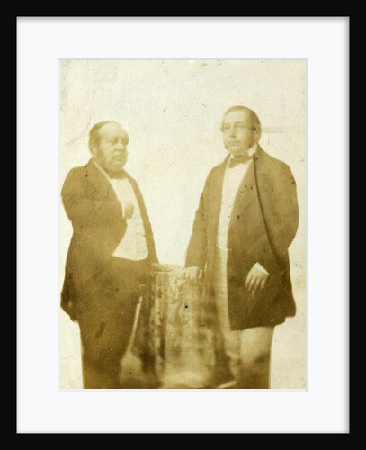 Portrait of Oppenheim, brothers in law of the photographer by Eduard Isaac Asser