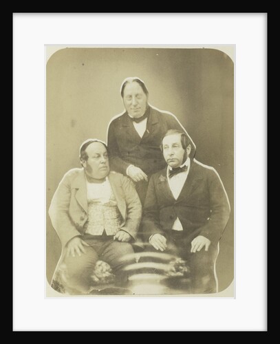 Portrait of Oppenheim, brothers in law of the photographer by Eduard Isaac Asser