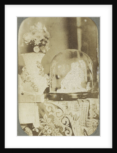 Still Life with a small copy of Ariadne auf dem Panther, Schneeball-vase, flowers and a book by Eduard Isaac Asser