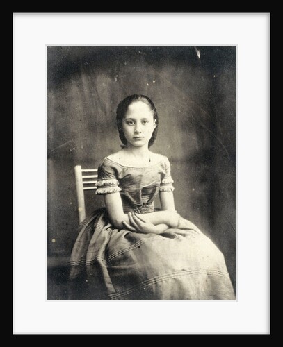 Portrait of a girl by Eduard Isaac Asser