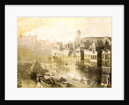 View of Catherine's Church and the Koningsplein, in Amsterdam, seen from the roof of the photographer by Eduard Isaac Asser