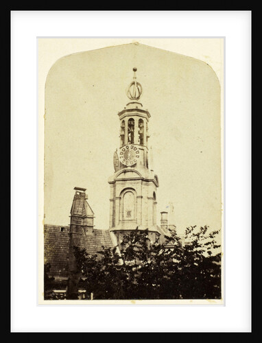 View from the house of the photographer on the Munt Tower in Amsterdam by Eduard Isaac Asser
