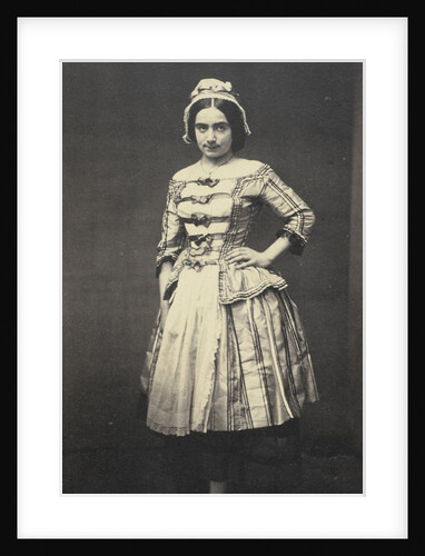 Portrait of a girl in stage costume by Eduard Isaac Asser