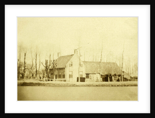 View of a farm along the Vecht by Eduard Isaac Asser